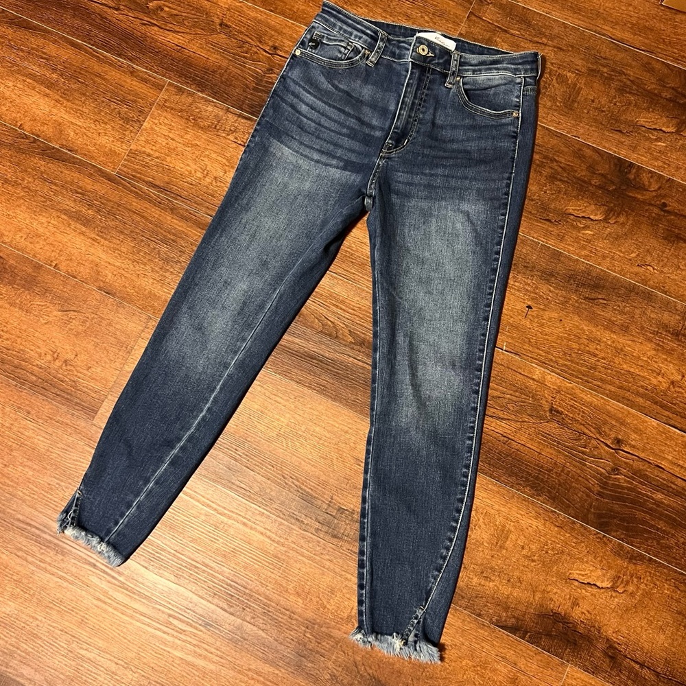 Kancan Dallas High Rise Split Hem Skinny